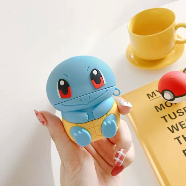 Funda para AirPods 1/2 con Diseño de Pokémon Squirtle - Silicona Protectora, Antideslizante | Estilo Acuático y Duradero